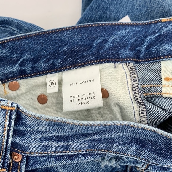 GRLFRND Karolina skinny high-rise jeans distressed denim new 25 - Picture 8 of 8